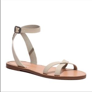 MADEWELL Nude Wrap Sandals